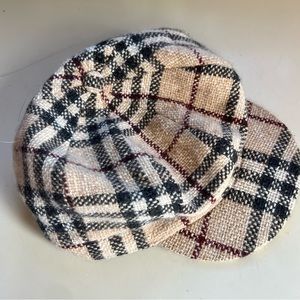 Authentic pre-owned wool Burberry women’s newsboy cap